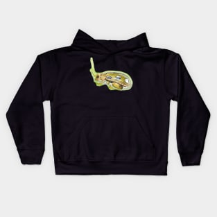 Unique and organic photo of a Yellow flea Beetle Kids Hoodie